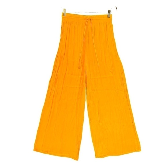 Joie Wide Leg Silky Pants. Tangerine. NWT Small - Picture 5 of 9